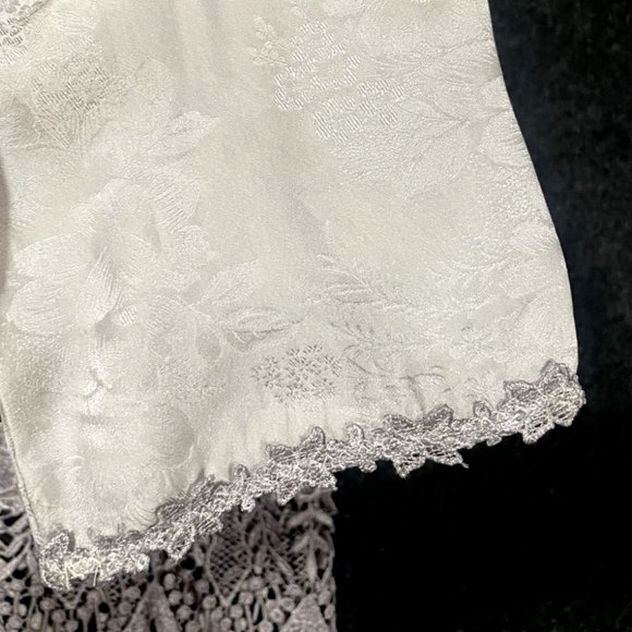 PAT DAHNKE Wisteria Silk Queen Isabel Top & Tea Length Skirt Taupe Large NWT - Picture 10 of 15